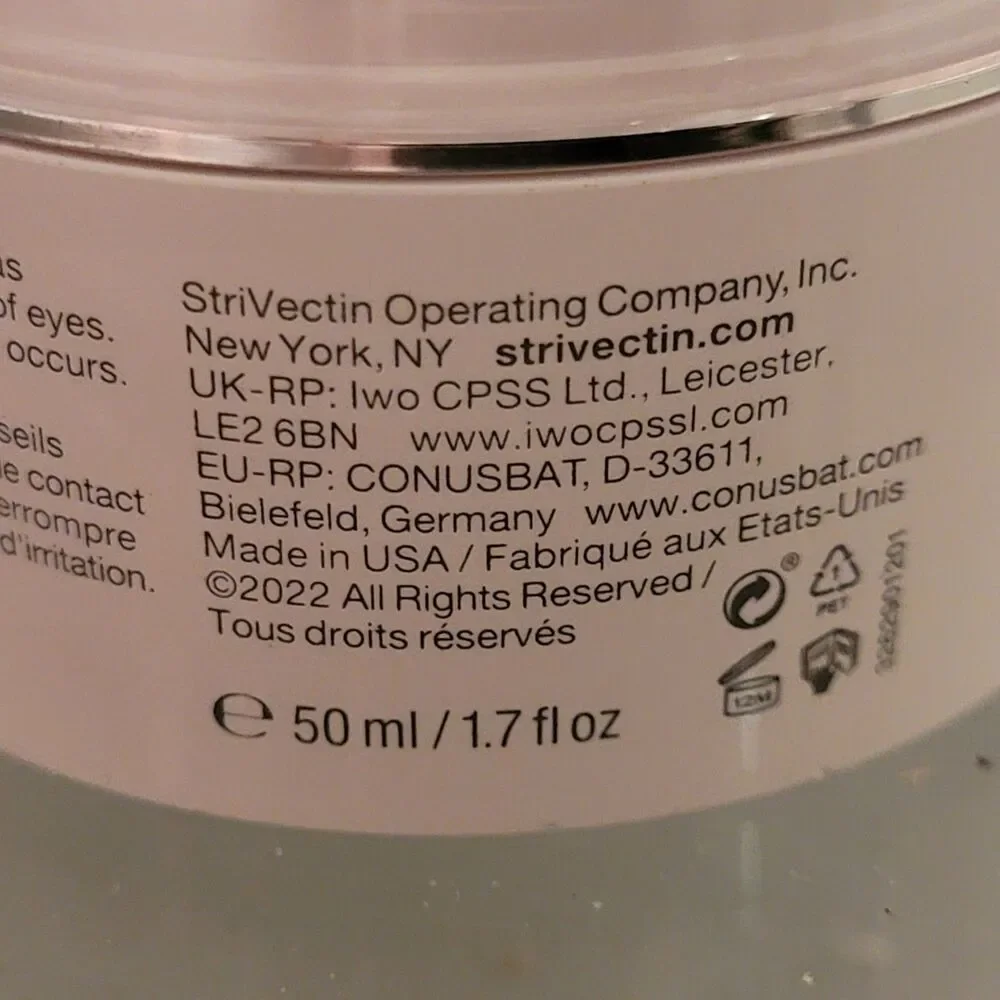 Strivectin TL Advanced Neck Tightening Cream LIGHT plus NIA114 1.7 OZ